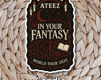 Ateez “into Your Fantasy” World Tour Stickers - Fantasy