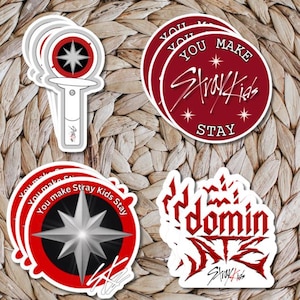 Stray Kids (SKZ) “DominATE Tour” Stickers (Freebie Packs)