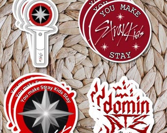 Stray Kids (SKZ) “DominATE Tour” Stickers (Freebie Packs)