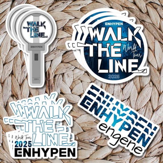 Enhypen “walk the Line” World Tour Stickers - (freebie Packs) - Etsy