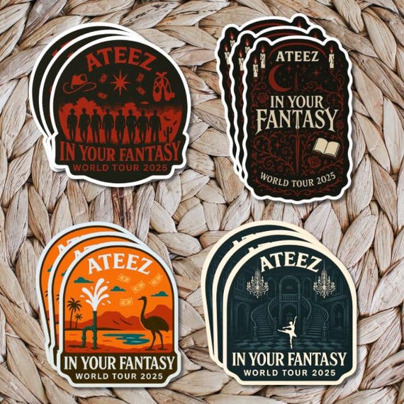 ATEEZ ソンファ IN YOUR FANTASY ポラロイド ステッカー Ateez “into Your Fantasy” World Tour Stickers - Fantasy