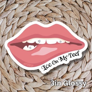 Ateez “Ice on my Teef” Sticker (3in Glossy)