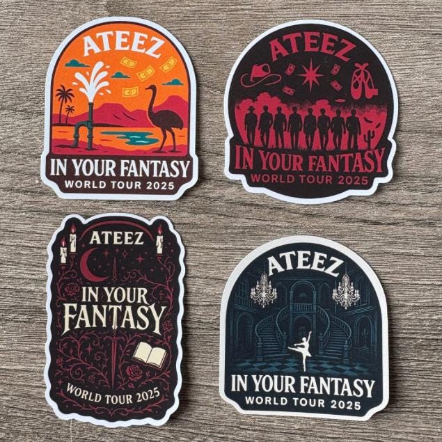 ATEEZ ソンファ IN YOUR FANTASY ポラロイド ステッカー ATEEZ ソンファ IN YOUR FANTASY ポラロイド ステッカー ATEEZ