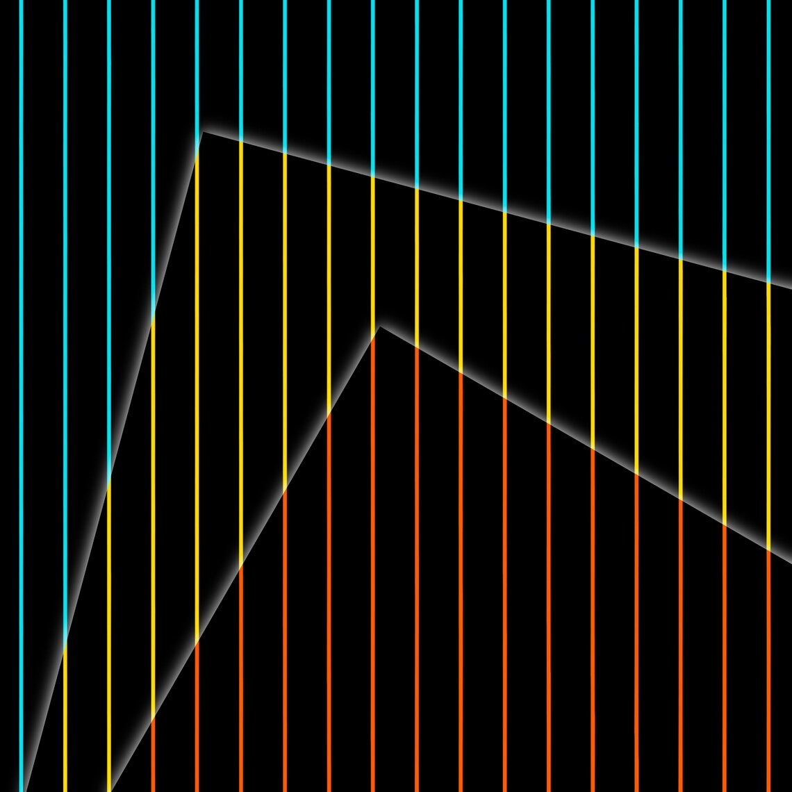SEAMLESS Pinstripes Digital Paper Pack! Colored Pinstripes on Black ...