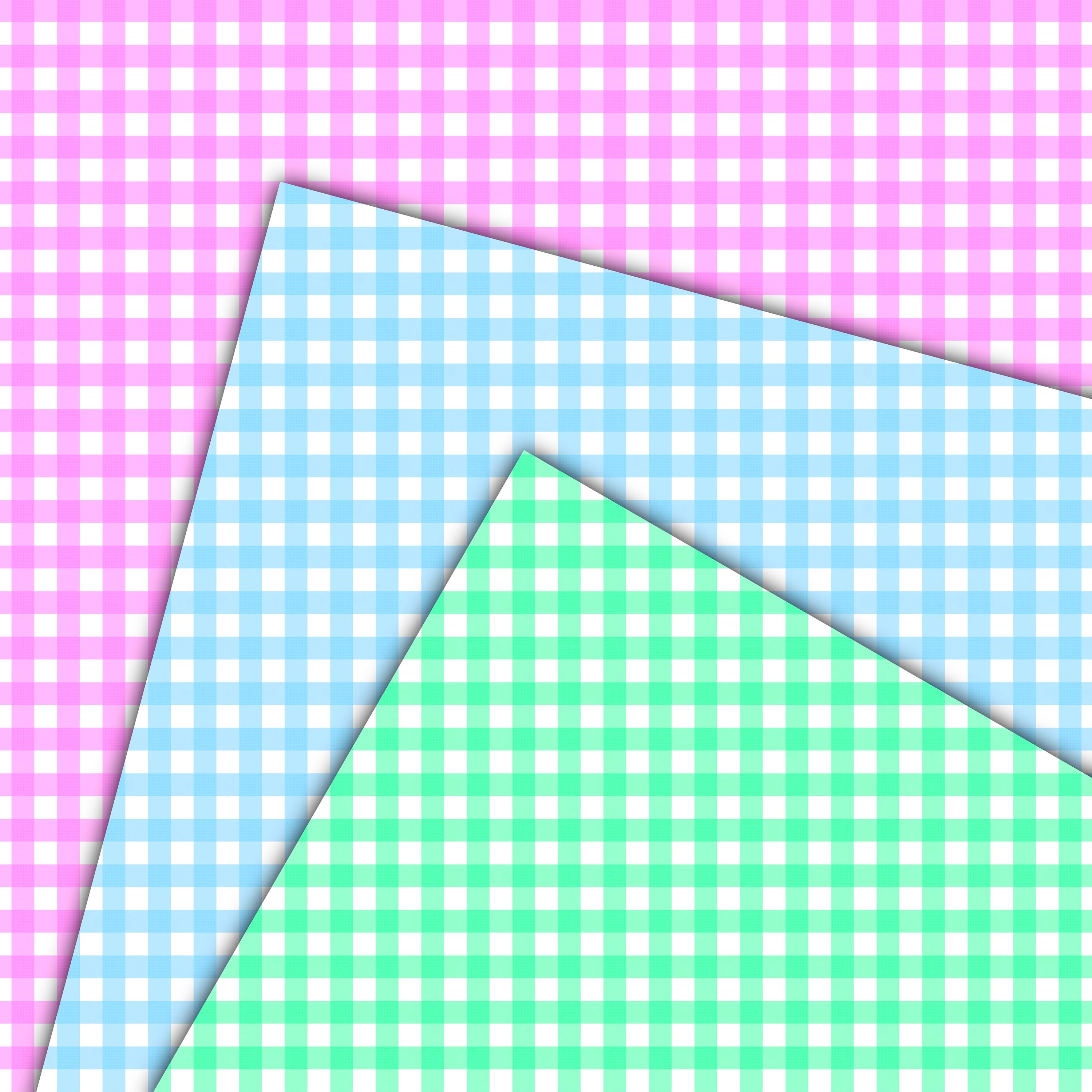 SEAMLESS Plaid Pastel Digital Scrapbook Paper - Etsy