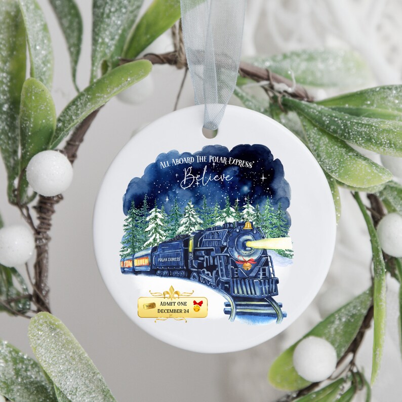 All Aboard the Polar Express, Believe PNG, Instant Digital Download ...