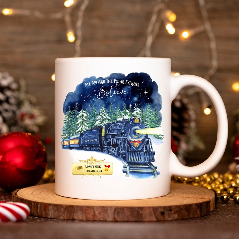 All Aboard the Polar Express, Believe PNG, Instant Digital Download ...