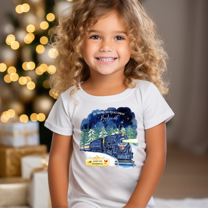 All Aboard the Polar Express, Believe PNG, Instant Digital Download ...