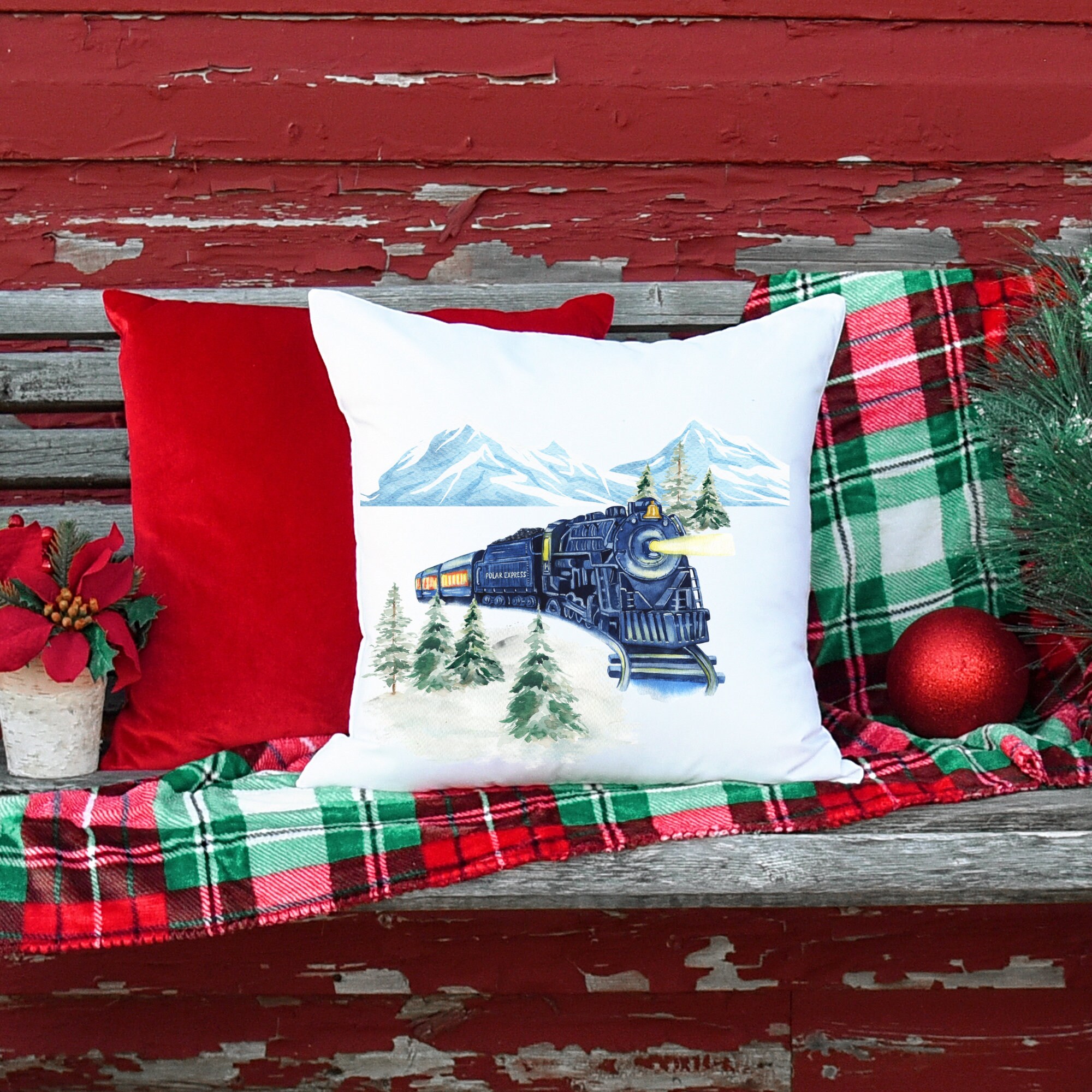 Polar Express PNG, Christmas Printable With No Words Template for ...