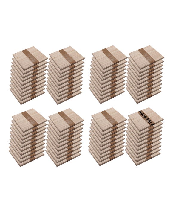 Bastoncini in legno pvc e bamboo per lecca lecca e gelati