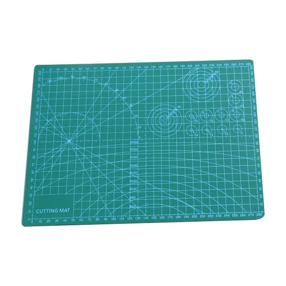 A1 A2A3 A4 A5 Cutting Mat Non-slip Self Healing Sewing Quilting Cutting  Board Double Sided Grid Crafts Modelling Paper-craft Green 