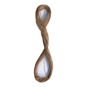 Corda di iuta naturale Corda di iuta Spago Artigianato Giardino Fioristica Tiragraffi per gatti Rustico Fai da te Arti Corda di juta intrecciata Shabby Marrone 1/2/3 mm