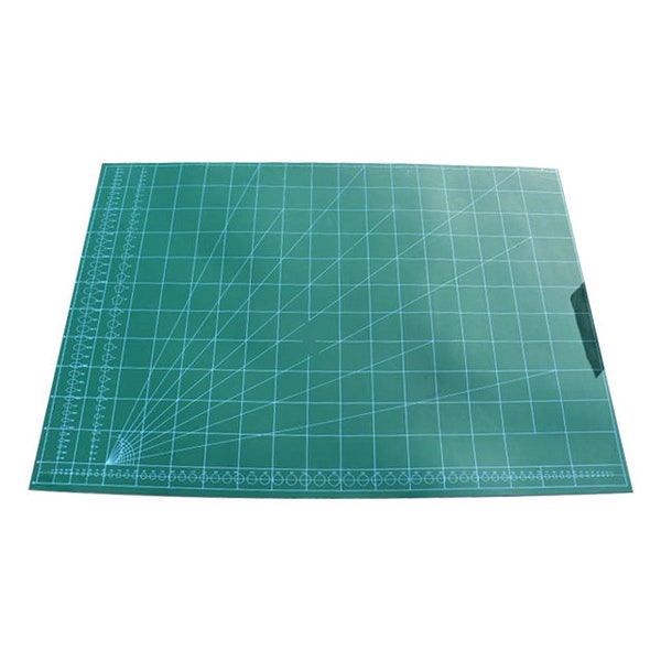 A1 A2A3 A4 A5 Cutting Mat Non-Slip Self Healing Sewing Quilting Cutting Board Double Sided Grid Crafts Modelling Paper-Craft Green