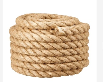 Natural Jute Rope Jute String For Crafts Decoration Garden Floristry Cat Scratcher Rustic DIY Arts Hessian Braided Shabby Burlap Cord Brown