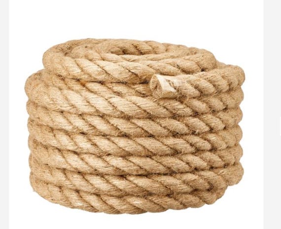 Natural Jute Rope – Brown Burlap Cord for Crafts, Garden, Decoration, Floristry, Cat Scratchers, Rustic DIY, Braided Hessian String