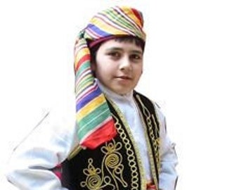 Ottoman Turkish Folklore Dance Costume for Children Tradinational Dress