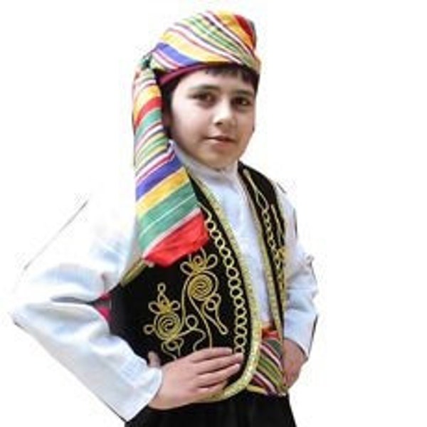 Ottomaanse Turkse folklore danskostuum voor kinderen in traditionele kleding