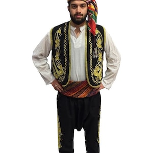 Ottoman Man Outfit Folk Anatolian Turkish Costume