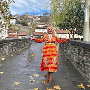 Anatolian Traditional Tokat City Old School Costum