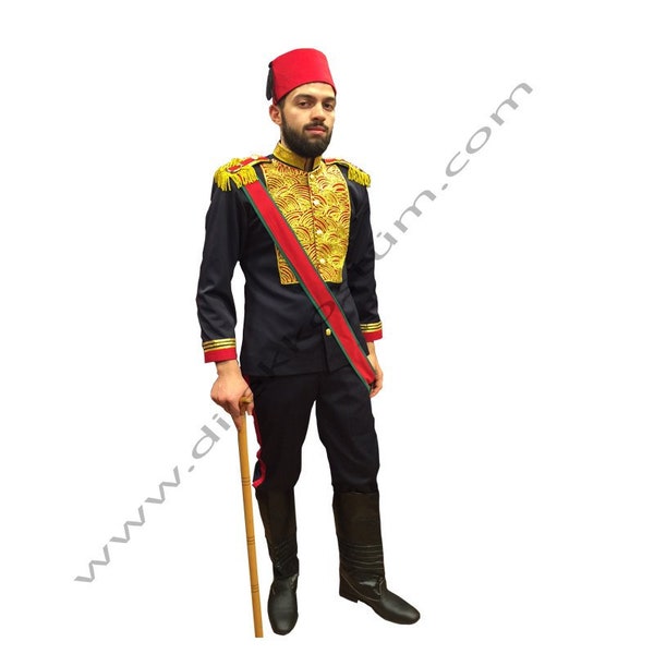 Abdulhamid Outfit Costume Pasha Dress Ottoman Sultan Clothes