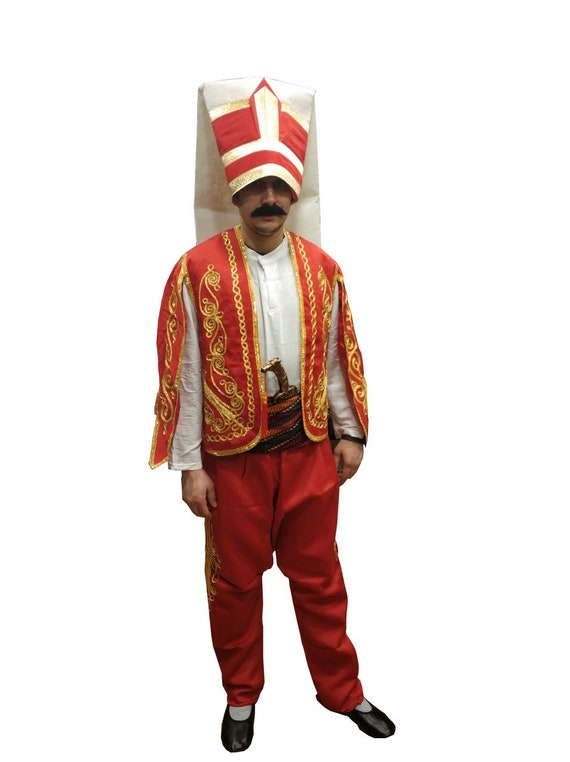 Janissary Costume Ottoman Warrior Dress