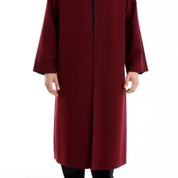Ihya Men's Slim Prayer Robe Muslim Prayer Costume