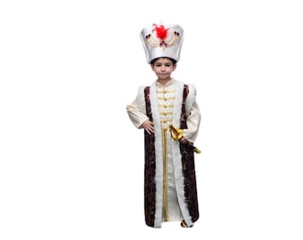 Sultan's Child Costume Sultan's Clothes Prince's Dresses Ottoman Dress