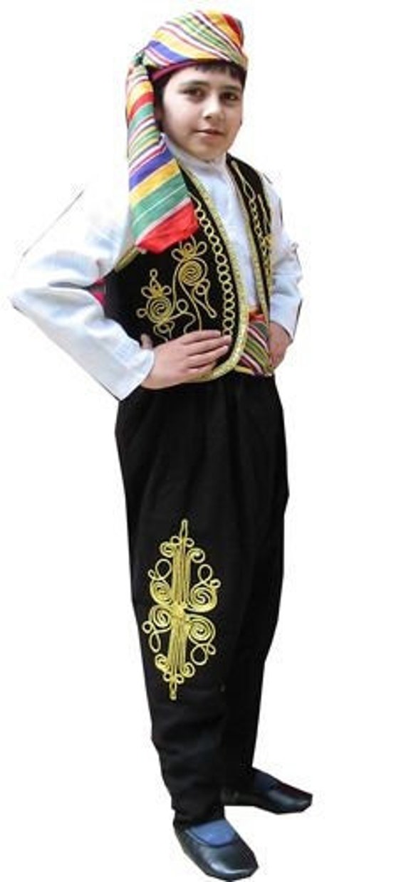 Ottoman Turkish Folklore Dance Costume for Children Tradinational Dress