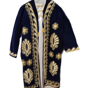 Male Caftain Caftan Man Sultan Dress Gold Line Made Magnificent Century , HAND MADE line