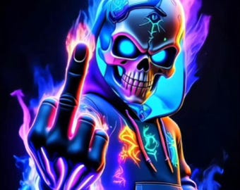 Dynamic Skull Phone Wallpaper | Animated Lock Screen (Digital Download)