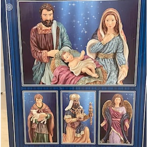 13-Piece Nativity Set By Kirkland Signature Hand-Painted Christmas
