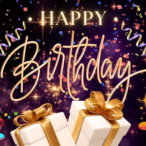 Happy Birthday Remix Geburtstagswünsche In Song Eine Botschaft des Glücks Geburtstag. Drucken Sie Ihre eigene oder digitale Nachricht, E-Mail, GIF, SVG, JPEG,PDF