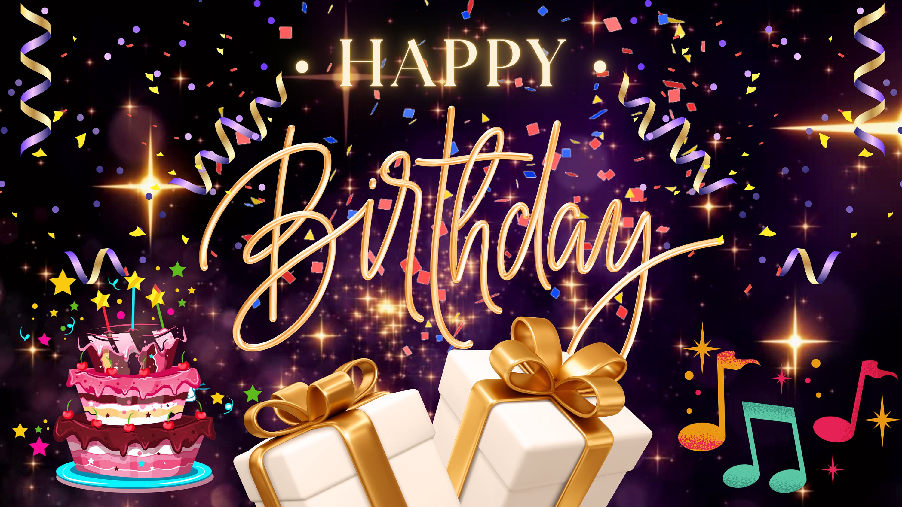 Gelukkige verjaardag remix verjaardagswensen in lied Een bericht van geluk  verjaardag. Print je eigen of digitale bericht, e-mail, GIF, SVG, JPEG, pdf  - Etsy België, image size:3000x1688