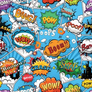 Página de cómic dividida por líneas, patrón sin costuras sobre fondo azul con bocadillos. Ilustración vectorial Pro Vector. Acceso instantáneo