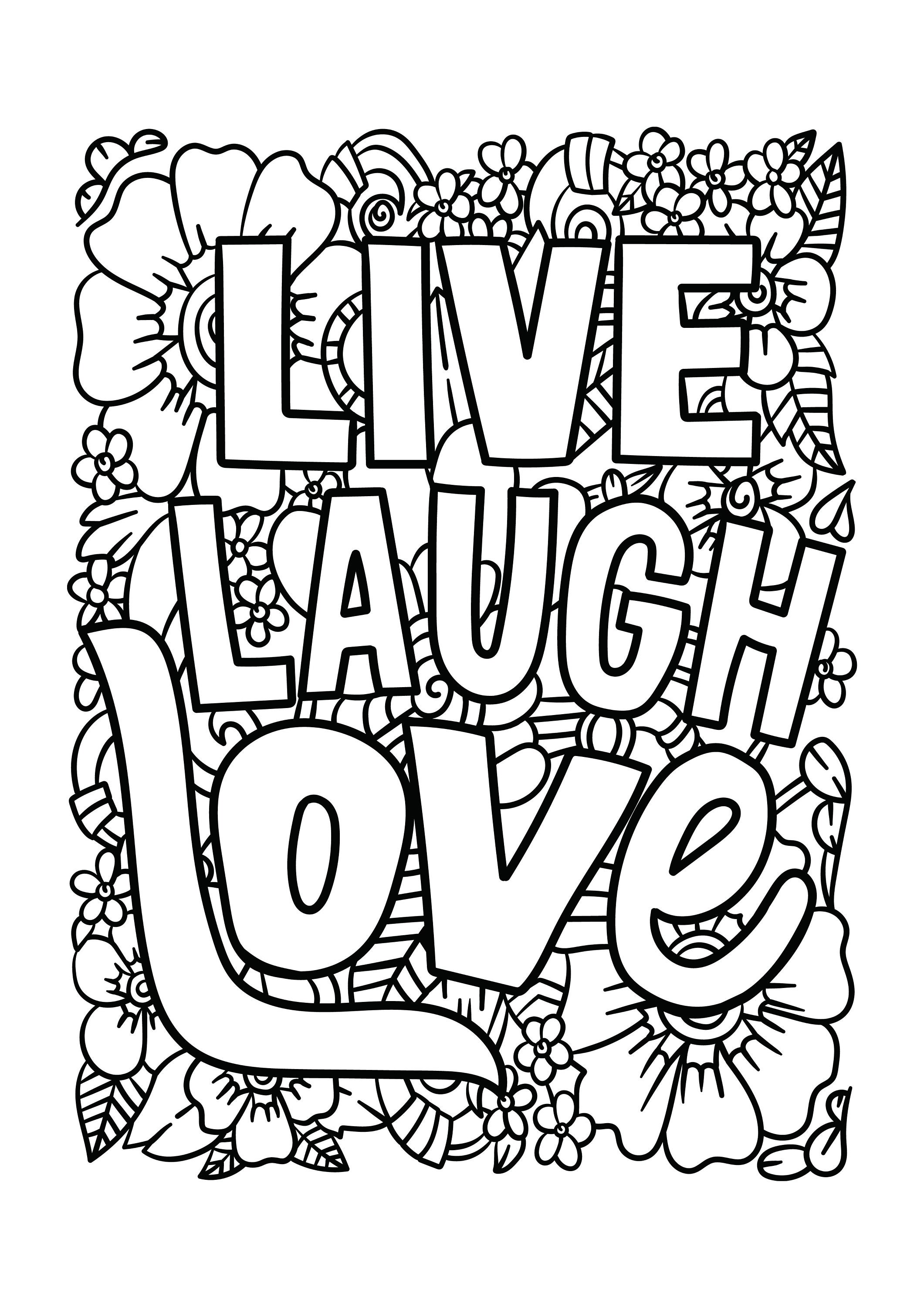 Motivational Quotes 20 Coloring Pages | High Resolution | for Adults ...