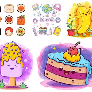 100+ Adorable Kawaii Stickers Prompts for Cute and Colorful Digital Art. Explore the Magic with Cartoon Animals - Unleash Your Creativity!