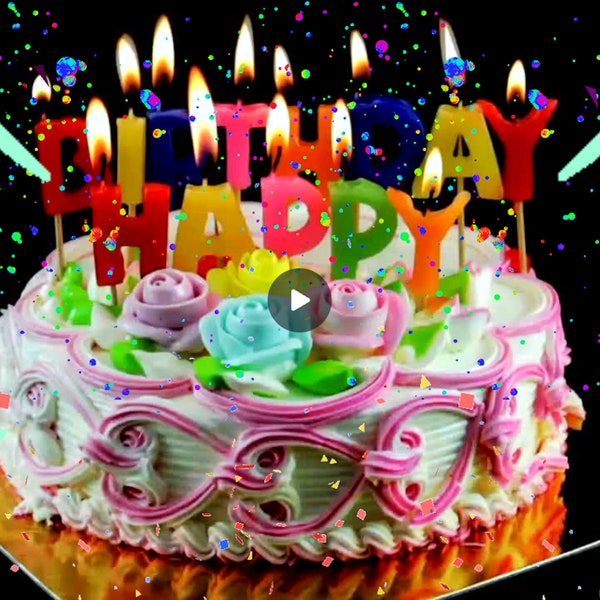 Happy Birthday Celebration A Musical Delight Happy Birthday To You Music For Special Day Instant Access Video| Ecard, Zoom Background