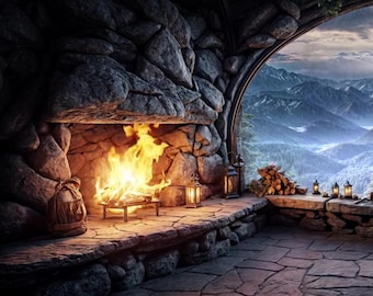 Cozy Fireplace Autumn Ambiance: Nature Sounds for Sleep & Relaxation