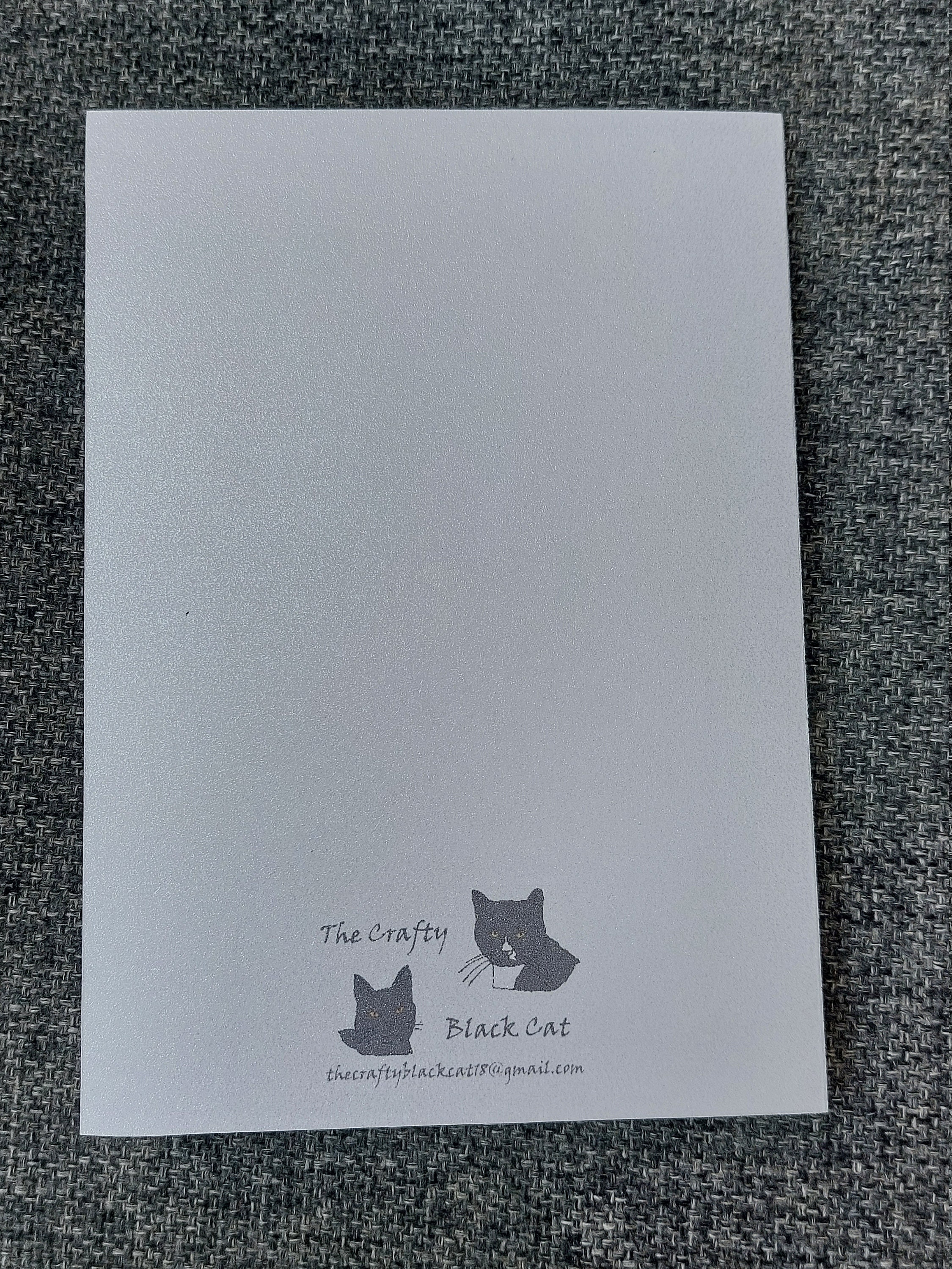 Handmade Greetings Card With Fused Glass Cats and Balloons - Etsy UK