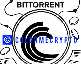 BitTorrent BTT ColorMeCrypto Kleurboek Pagina + GRATIS COVERSHEET Download Inbegrepen