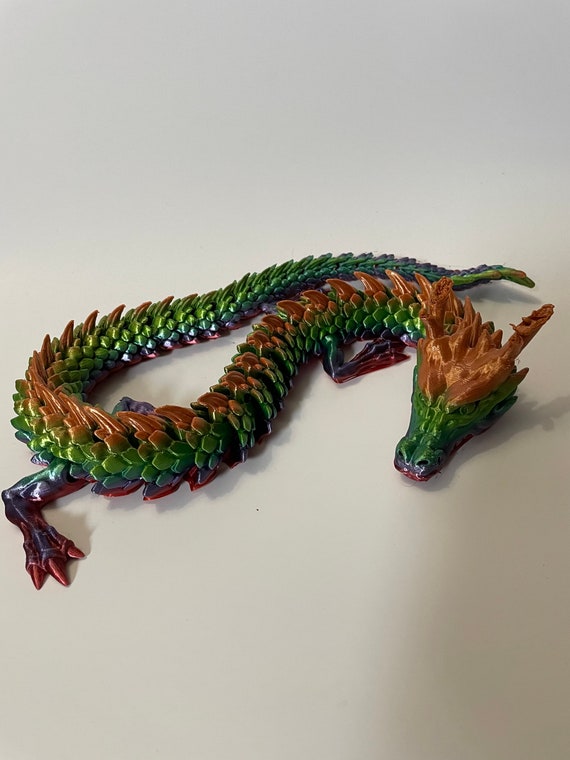 Multicolor Flexible articulating Dragon Multicolor Flexible articulating Dragon