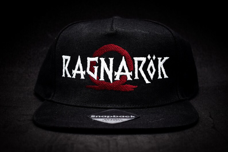 Ragnarok Snapback Cap Inspired by God of War Etsy UK