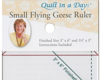 Small Flying Geese Ruler 3-1Small Flying Geese Ruler 3-1/2in x 6-1/2in/2in x 6-1/2in