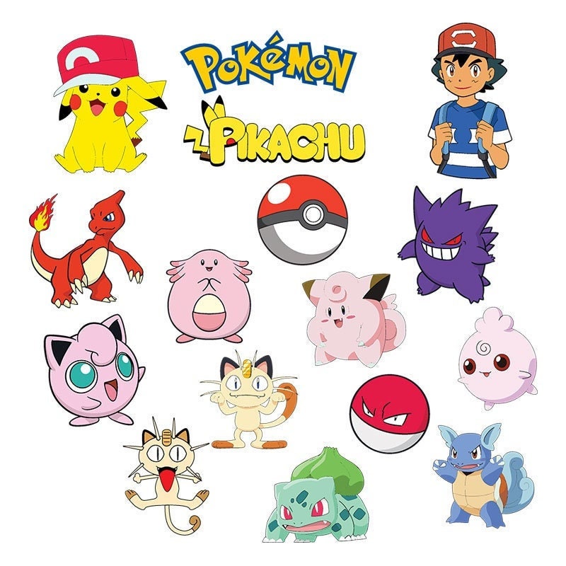 Pokemon SVG Bundle Pokemon Clipart Pikachu SVG Pokemon Vector - Etsy México