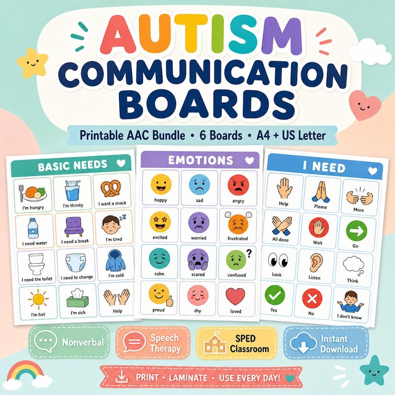 Sign Board Add A4 Communication Boards - Etsy UK