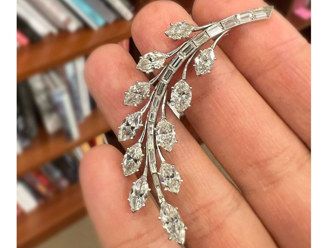 Fake diamond brooches and pins deals