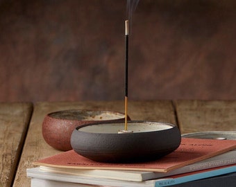 Modern black incense holder | Table decor | Incense stick stand