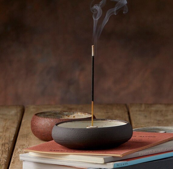 お香 tightbooth GLASS INCENSE HOLDER BLACK soldout! _ TBPR 2023秋冬 FW23-A06 GLASS INCENSE HOLDER