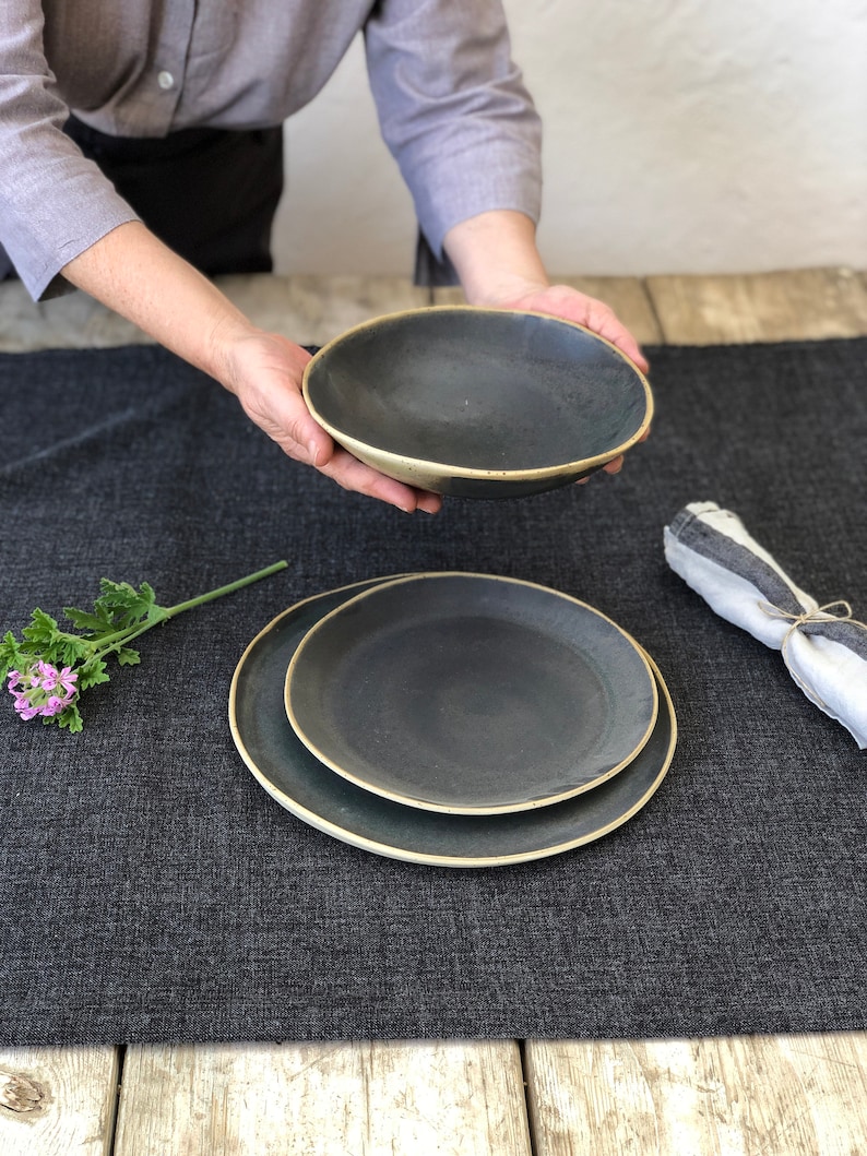 MADE TO ORDER Dinnerware Sets for 6 Persons With 1 Oval Etsy