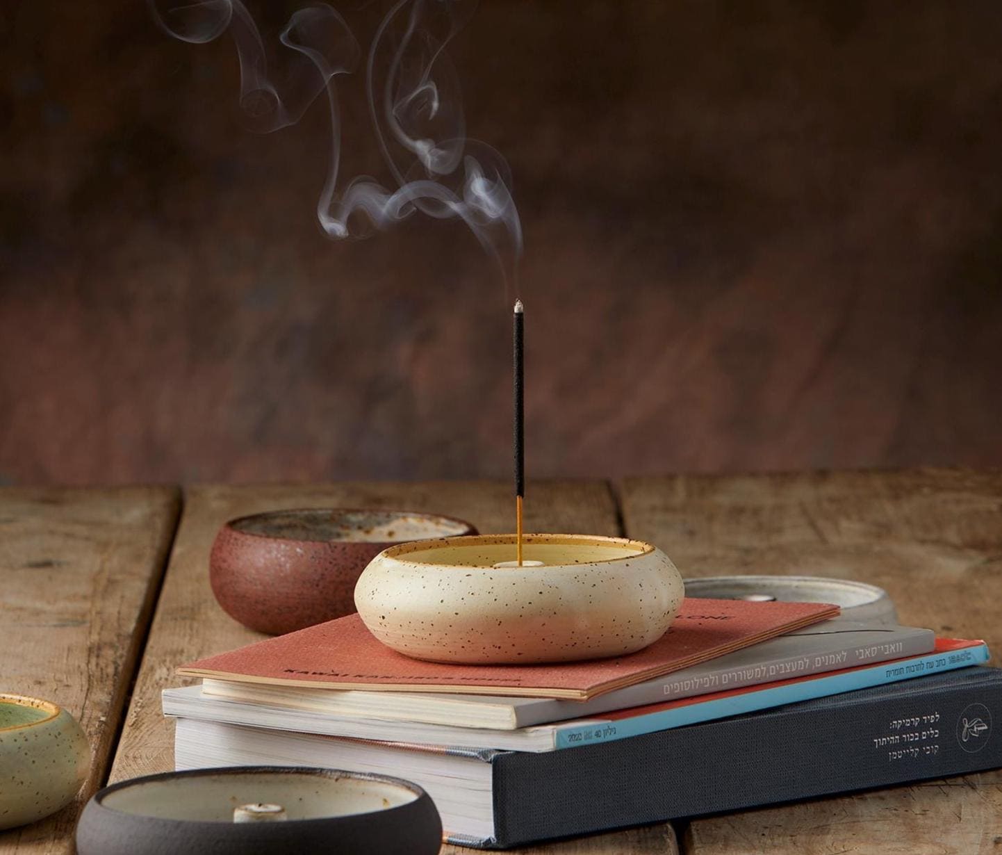 Handmade Ceramic Incense Holder | Minimalist Incense Burner Dish